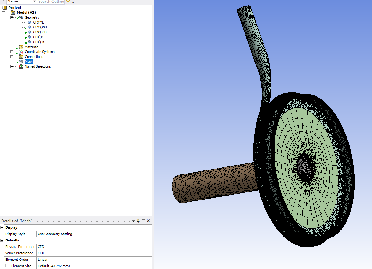 SCDM离心泵参数化注意事项